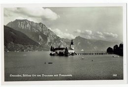 Gmunden, Schloss Ort Am Traunsee Mit Traunstein - Gmunden