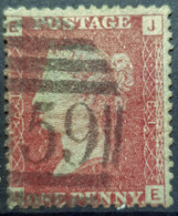 GREAT BRITAIN - Canceled Penny Red - Plate 81 - Sc# 33, SG# 43 - Queen Victoria 1p - Usados