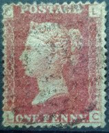GREAT BRITAIN - Canceled Penny Red - Plate 109 - Sc# 33, SG# 43 - Queen Victoria 1p - Oblitérés