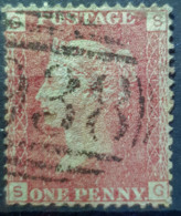 GREAT BRITAIN - Canceled Penny Red - Plate 121 - Sc# 33, SG# 43 - Queen Victoria 1p - Gebraucht