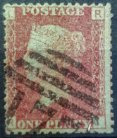 GREAT BRITAIN - Canceled Penny Red - Plate 122 - Sc# 33, SG# 43 - Queen Victoria 1p - Gebraucht