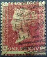 GREAT BRITAIN - Canceled Penny Red - Plate 140 - Sc# 33, SG# 43 - Queen Victoria 1p - Gebraucht