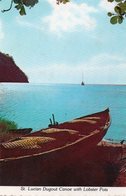 Sainte Lucie / Lucian - Dugout Canoe With Lobster Pots - Saint Lucia