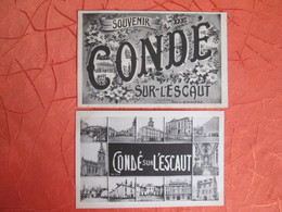 Conde Sur L Escaut  . 2 Cartes Souvenir - Conde Sur Escaut