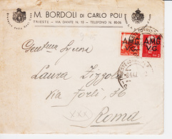 Trieste VG, Lettera Sassone 9 E 16 Viaggiata (05265) - Poststempel