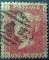 GREAT BRITAIN - Canceled Penny Red - Plate 194 - Sc# 33, SG# 43 - Queen Victoria 1p - Usados