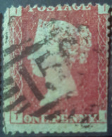 GREAT BRITAIN - Canceled Penny Red - Plate 121 - Sc# 33, SG# 43 - Queen Victoria 1p - Gebruikt