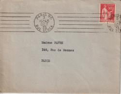 Lettre 1935 De Paris 96 Pour Paris Oblit. RBV - 1921-1960: Modern Period