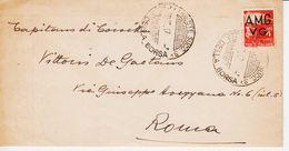 Trieste VG, Lettera Con Sassone 16 Viaggiata (05275) - Storia Postale