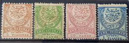 OTTOMAN EMPIRE - MLH - Sc# 66, 67, 68, 69 - Unused Stamps