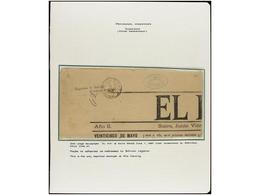 BOLIVIA. 1889. Página Del Periódico "EL DIA" Editado En SUCRE Circulado A Legación De Bolivia En SANTIAGO DE CHILE. Marc - Andere & Zonder Classificatie