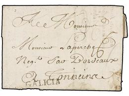 MARTINICA. 1760 (24th May). ST. PIERRE To FRANCE. SEVEN YEARS WAR. Entire Letter Sent Via Spain Due The Blockade Of Fren - Other & Unclassified