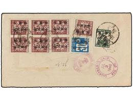 JAPON. 1946. JAPANESE OCCUPATION IN TAIWAN. TAIPEH To SACRAMENTO (U.S.A.). Air Mail Registered Cover Franked With 30 Cts - Autres & Non Classés