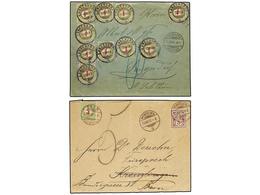 SUIZA. 1879-97. Six Covers With POSTAGE DUE Stamps. - Autres & Non Classés