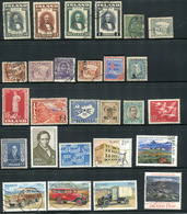 Iceland. A Selection Of 27 Different Stamps - Verzamelingen & Reeksen