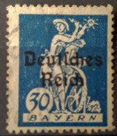 DEUTSCHES REICH - Canceled - Mi 123 (182III) - Abart: White Triangle In Rock Below Right - Used Stamps