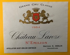 11482 - Château Laroze 1964 Saint Emilion - Bordeaux