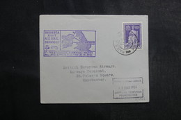 IRLANDE - Enveloppe Par Avion En 1951 Pour Manchester, Affranchissement Et Cachets Plaisants - L 39995 - Storia Postale