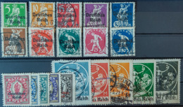 DEUTSCHES REICH - Partly False Or Non Verifiable Cancellations! - Mi 119-138 - Bayernabschied - Full Set! - Used Stamps