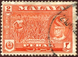 Pays : 301,1 Malaysia : Etats Fédérés De Malaysia (Perak) (Fédération De Malaisie)  Yvert Et Tellier N° : 101 (o) - Penang