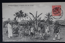 SIERRA LEONE GERMAN PICTURE POSTCARD  LOME -> DERBY UK 27+6-1917 - Sierra Leone (...-1960)