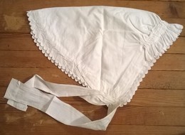 Bonnet De Nuit Ancien /p - Spitzen Und Stoffe