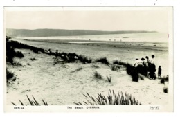 Ref 1323 - 1955 Real Photo Postcard - The Beach Dyffryn - Denbighshire Wales - Denbighshire