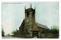Ref 1323 - Early Postcard - All Saints Church West Bromwich - Staffordshire - Sonstige & Ohne Zuordnung