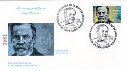 FDC PREMIER JOUR  Saint-Pierre Et Miquelon 1995 609 Pasteur - FDC