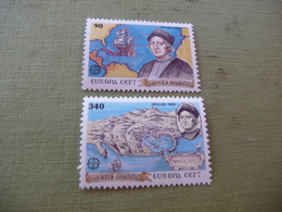 TIMBRES  EUROPA  1992     GRECE     N  1784  /  1785    COTE  8,00  EUROS   NEUFS  LUXE** - 1992