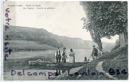 - Vallée Du Doubs - Les Ougnez -  Famille De Pêcheurs , Enfants, Scène De Vie, Des Pots Au Lait, Non écrite, TTBE Scans. - Sonstige & Ohne Zuordnung