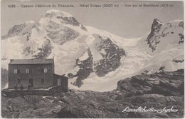 Zermatt Cabane Inférieure Du Théodule, Hôtel Suisse, Vue Sur Le Breithorn 1914 - VS Valais