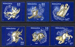 Roumanie Romania 5509/14 Astronomie , Astrologie , Constellations , Gémeaux , Cancer , Vierge , Taureau , Lion , Bélier - Astronomy