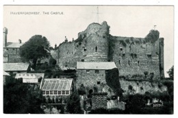 Ref 1324 - Early Postcard - Haverfordwest Castle - Pembrokeshire Wales - Pembrokeshire