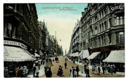 Ref 1325 - 1925 Postcard - Corporation Street Birmingham - Warwickshire - Birmingham