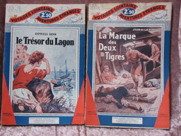 Lot 2 Taillandier  Voyages Lointains  Aventures étranges N 45 Et  3 Trésor Du Lagon La  Marque Des Deux  Tigres - 1901-1940