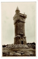 Ref 1326 - WWII Real Photo Postcard - Airlee Memorial - Angus Scotland - Patriotic Text - Angus