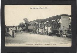 CPA Côte D'Ivoire Afrique Noire Non Circulé Train Chemin De Fer Station Gare Azaguié - Ivoorkust