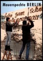 ÄLTERE POSTKARTE BERLIN BERLINER MAUER MAUERSPECHTE MAUERFALL LE MUR THE WALL Ansichtskarte Postcard Cpa - Muro De Berlin