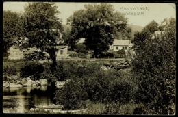 Ref 1327 - 1912 Real Photo Postcard - Mill Village Stoddard New Hampshire USA 2c Rate Italy - Other & Unclassified