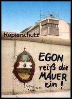 ÄLTERE POSTKARTE BERLIN BERLINER MAUER 1989 MAUERFALL EGON REISS DIE MAUER EIN LE MUR THE WALL Ansichtskarte Kassel - Berliner Mauer