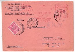K167 Romania Red Meter Freistempel EMA 1948 BUCURESTI 162 - Andere & Zonder Classificatie