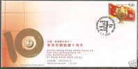 Hong Kong, China 2007 10Y Of Founding HKSAR FDC Flag - FDC