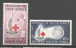 AFRIQUE DU SUD CROIX ROUGE  N° 275 Et 276 NEUF** LUXE SANS CHARNIERE /MNH - Nuovi