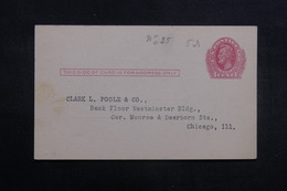 ETATS UNIS - Entier Postal Commercial Pour Chicago - L 40219 - 1901-20