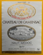 11530 - Château De Camensac 1977 Haut-Médoc - Bordeaux