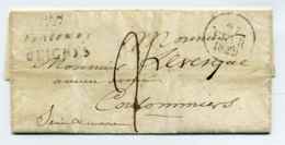 Cursive 73 Fontenay GUIGNES / Dept Seine Et Marne / 1829 / Ind 18 Côte 300€ - 1801-1848: Precursors XIX