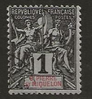 Saint Pierre Et Miquelon 1892 Yvert N° 89 - Used Stamps