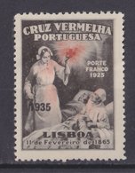 Portugal Franchise For Red Cross, Mint Hinged Overprinted 1935 - Unused Stamps