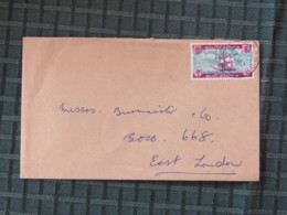 South Africa 1962 Cover Local To East London - Ships - Cuadernillos
